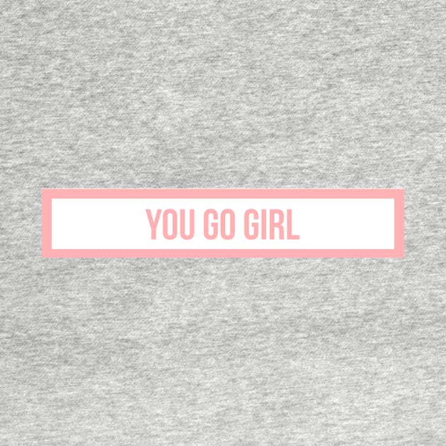 you go girl in peach by emilykroll